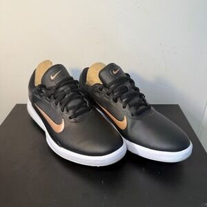 Nike Vapor Pro Golf Shoes Womens Size 9 Black RoseGold AQ2324-001 Sneakers